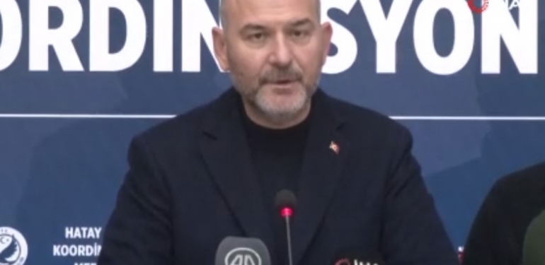 Bakan Soylu: 'Depremde 43 bin 556 insanımız hayatını kaybetti'