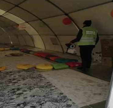 Darıca Belediyesi deprem bölgesinde salgın hastalıklara karşı önlem alıyor