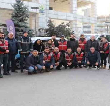 Deprem bölgesine takviye ekip