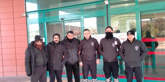 Kocaeli Devlet Hastanesi’ndeki Özel Güvenlik Görevlileri deprem bölgesinde görevlendirildi
