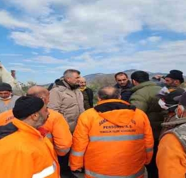 Gölcük Belediyesi Hatay'da yaraları sarıyor