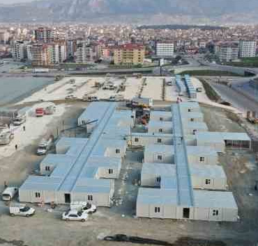 Hatay'da 96 konteynerden oluşan 54 yataklı hastanenin yapımı tamamlandı