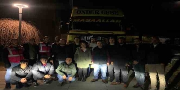 Kahramanmaraş'ta kurulacak aşevi için yola çıktılar