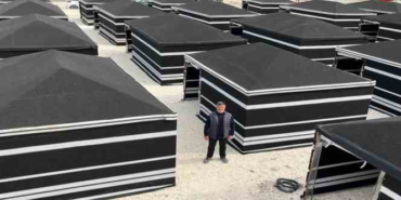 Kıl çadırlardan oluşan Çadırkent'in kurulumu tamamlandı