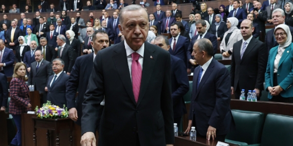 AK PARTİ GRUBU’NUN CUMHURBAŞKANI ADAYI RECEP TAYYİP ERDOĞAN