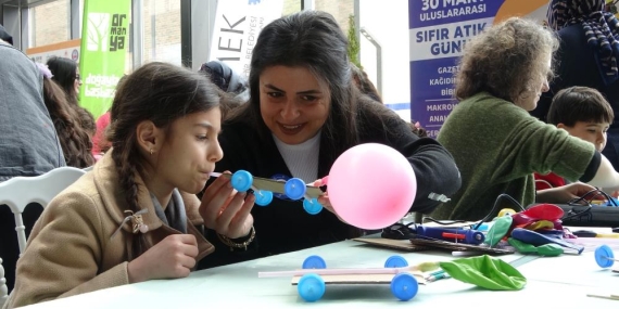 Minikler sıfır atık konusunu eğlenerek öğrendi