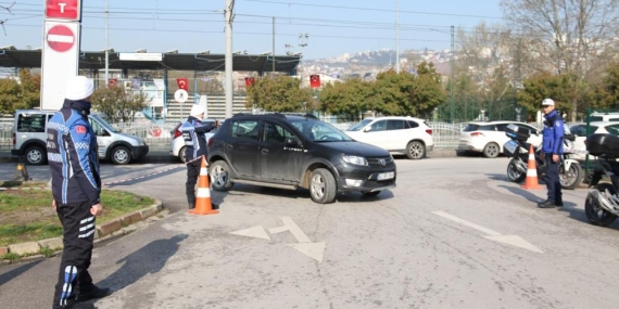 Vatandaşların güvenliği için pazar alanında denetim