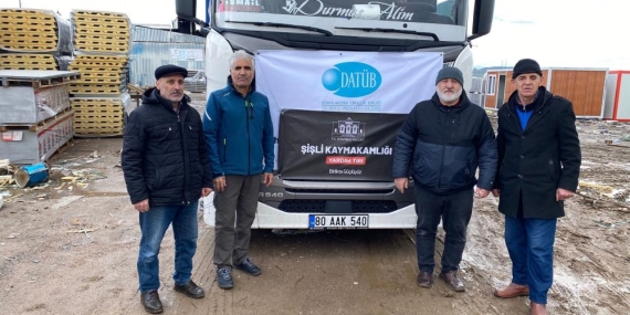 DATÜB’den Kahramanmaraş’a konteyner desteği