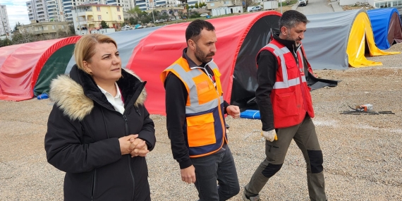Başkan Hürriyet yeniden deprem bölgesinde