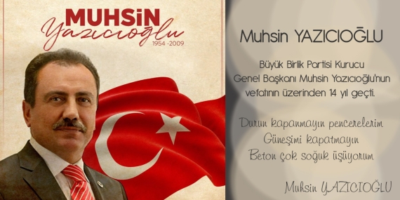 Muhsin Yazıcıoğlu’nun vefatının 14. yılı