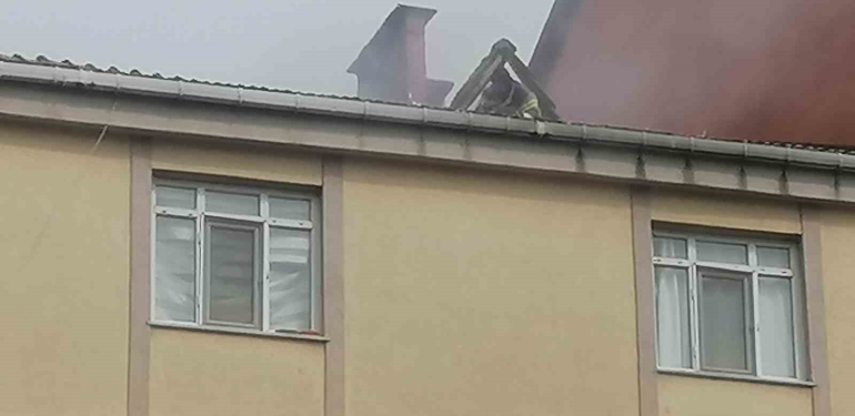 Baca yangını korkuttu