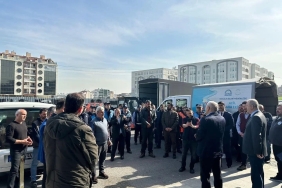 Binlerce Ramazan kolisi, konvoylarla yola çıktı