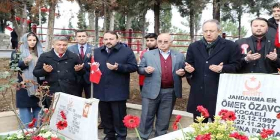 Çanakkale şehitleri Dilovası’nda dualarla anıldı