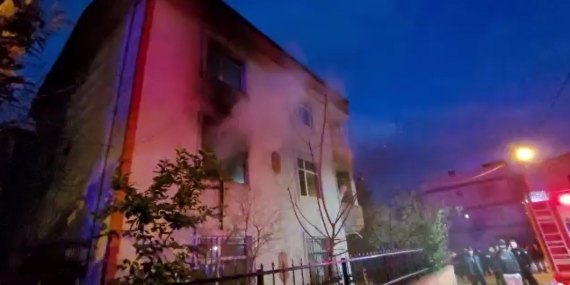 Elektrikli sobadan yangın çıktı, odada uyuyanlar son anda kurtuldu