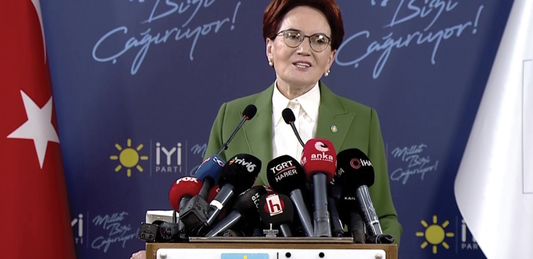 İYİ Parti Genel Başkanı Akşener: '6'lı masa artık millet iradesini yansıtmıyor'