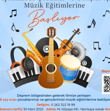 İzmit Belediyesi Sanat Akademisi İzmit'e gelen gençleri bekliyor