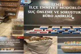 Kocaeli'de 4 işletmede 7 bin 240 bandrolsüz dolu makaron ele geçirildi