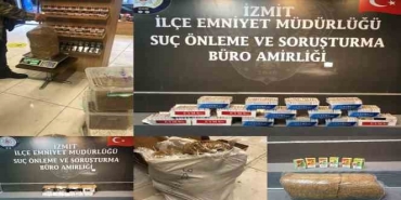 Kocaeli'de 4 işletmede 7 bin 240 bandrolsüz dolu makaron ele geçirildi