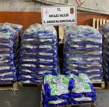 Kocaeli ’de 8 kilo sahte toz deterjan ele geçirildi