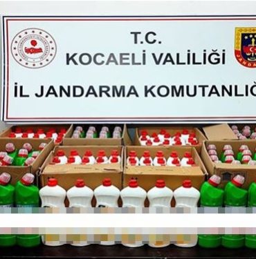 Kocaeli ’de binlerce sahte deterjan ele geçirildi