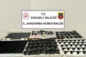 Kocaeli ’de bir ayda 28 silah ve 835 silah parçası ele geçirildi