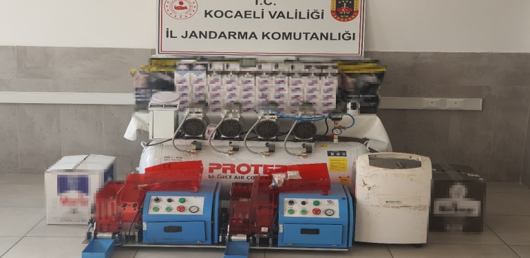 Kocaeli ’de yüz binlerce gram kaçak tütün ele geçirildi