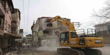 Mehmet Ali Paşa'da 7. binanın yıkımı da tamamlandı