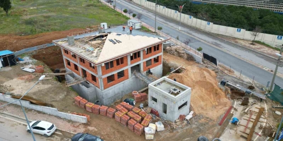Şehit Faruk Aslan Polis Merkezi inşasının yüzde 70 ’i tamamlandı