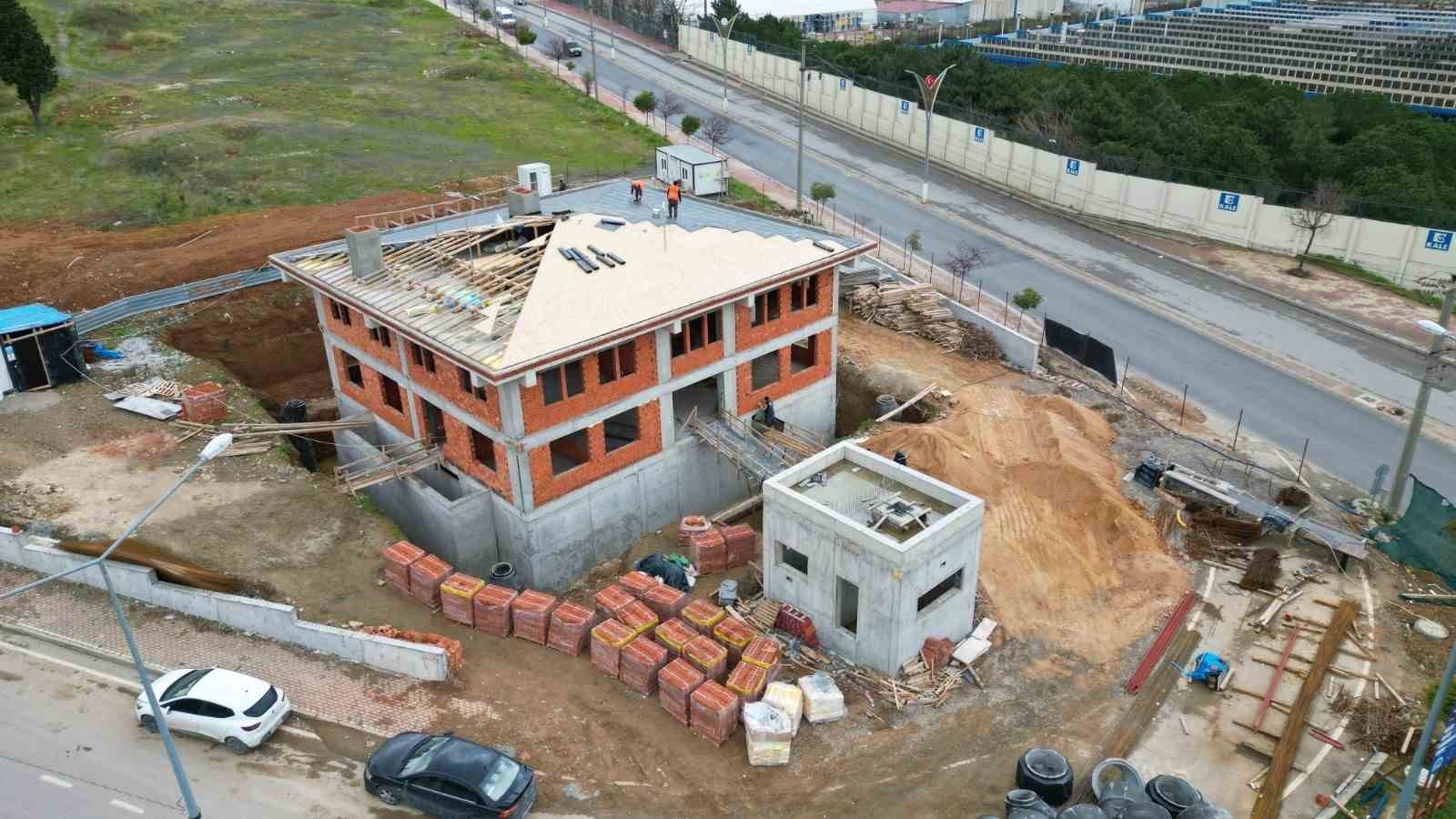 Şehit Faruk Aslan Polis Merkezi inşasının yüzde 70 ’i tamamlandı