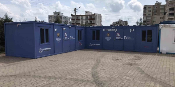 YKS ve LGS ’ye hazırlanan depremzedelere eğitim konteynerleri