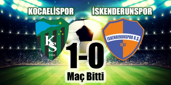 Kocaelispor 1-0 İskenderunspor
