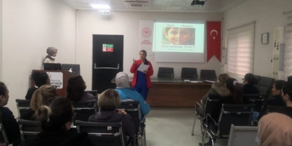 Necati Çelik’te personele iki önemli hastalık hakkında eğitim verildi