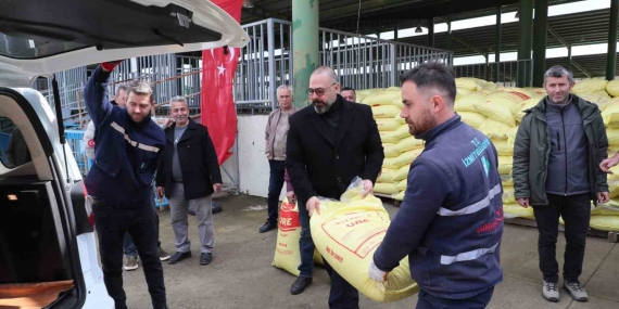 840 çiftçiye gübre desteği