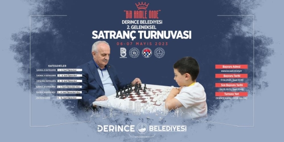 Derince’de satranç heyecanı yaşanacak