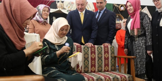 Kadınlar baharın gelişini el emeği göz nuru eserleriyle karşılayacak