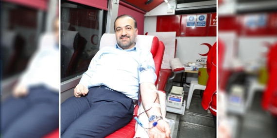 Başkan Talus kan bağışında bulundu: “Hayat kurtarmak senin kanında var”