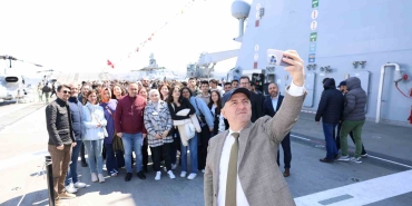 Başkan Bıyık, gençleri TCG Anadolu Gemisi ’ne götürdü