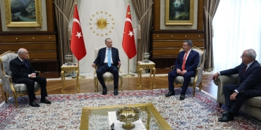 Cumhurbaşkanı Erdoğan, Bahçeli, Destici ve Aksakal ’ı kabul etti