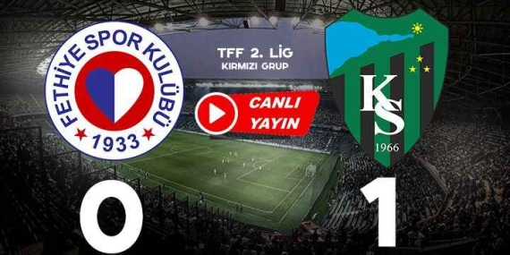 Fethiyespor 0-1 Kocaelispor Maç Özeti