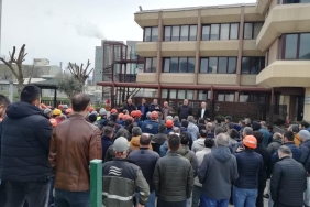 Gübretaş ’ta işçiler ayaklandı, sloganlarla yönetim binasına yürüdü