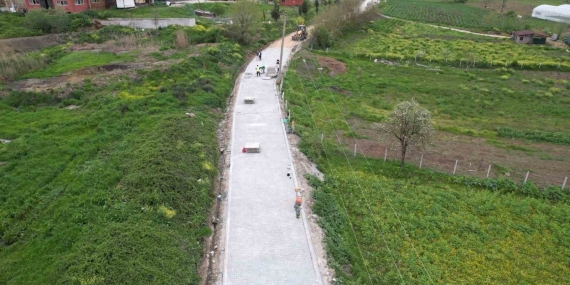 Karamürsel’in köylerine parke yol yapılıyor