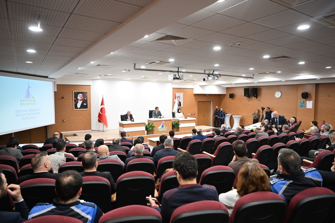 Kartepe Belediyesi nisan ayı meclis toplantısı yapıldı