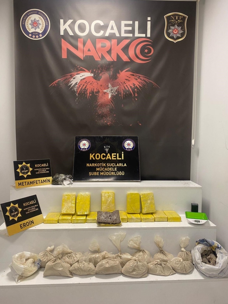 Kocaeli ’de 30 kilo eroin ele geçirildi
