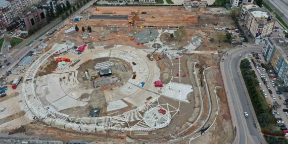 Kocaeli ’nin yeni yaşam merkezinde çalışmalar sürüyor