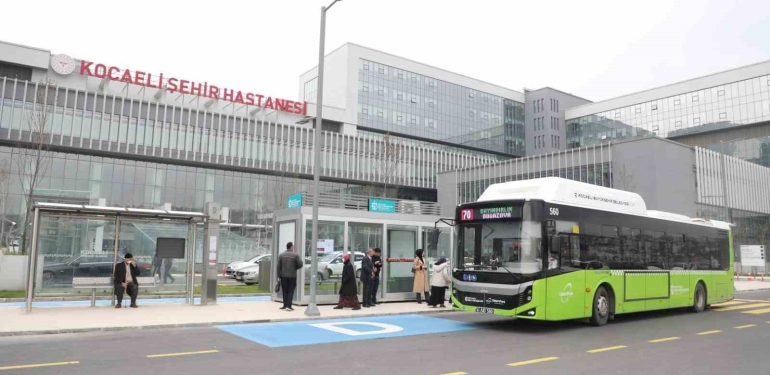 Kocaeli Şehir Hastanesi ’nin ulaşım ağları vatandaşları memnun etti