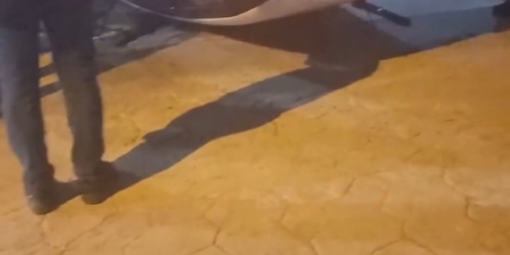 Kontrolden çıkan otomobil takla attı