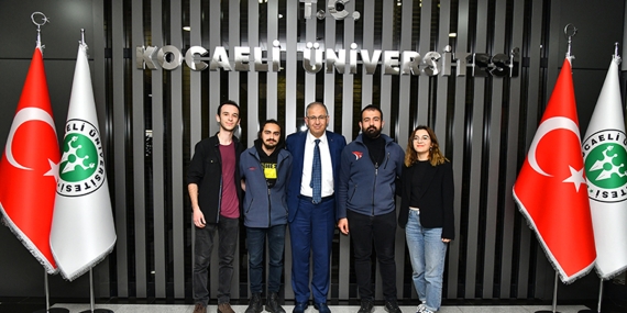Mekatronik Kulübü, Rektörü ziyaret etti