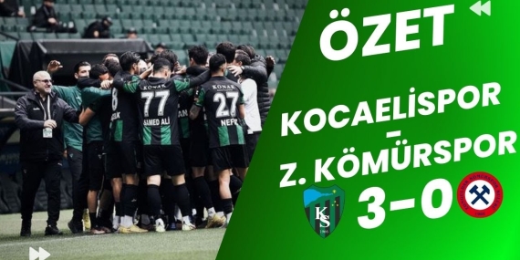 Kocaelispor 3-0 Z. Kömürspor