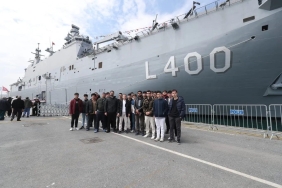Öğrenciler TCG Anadolu ’ya hayran kaldı