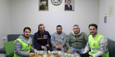 Taksici esnafının iftar yemeği büyükşehirden